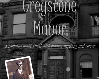 Greystone Manor - Interactive Party - Instant Download