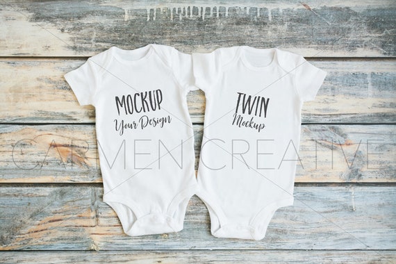 Set Of 2 Gender Neutral Baby Girl Bodysuit