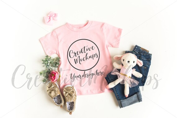 Bella And Canvas Pink Shirt Mockup 3001t Toddler Bella And Canvas Pink Shirt Mockup 3001t Toddler