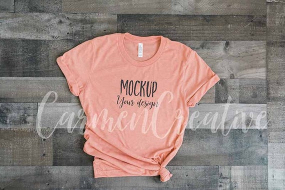 Bella  Canvas Sunset-Shirt Mockup 3001 Basic