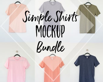 Bella Canvas Heather Stone Fall Shirt Mockup 3001 Fall Etsy