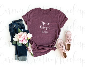 Blush Shirt Mockup Etsy