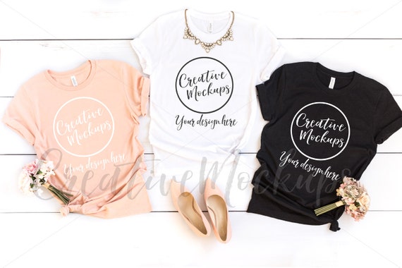 Bella Canvas Peach White And Black Bachelorette Shirt Etsy