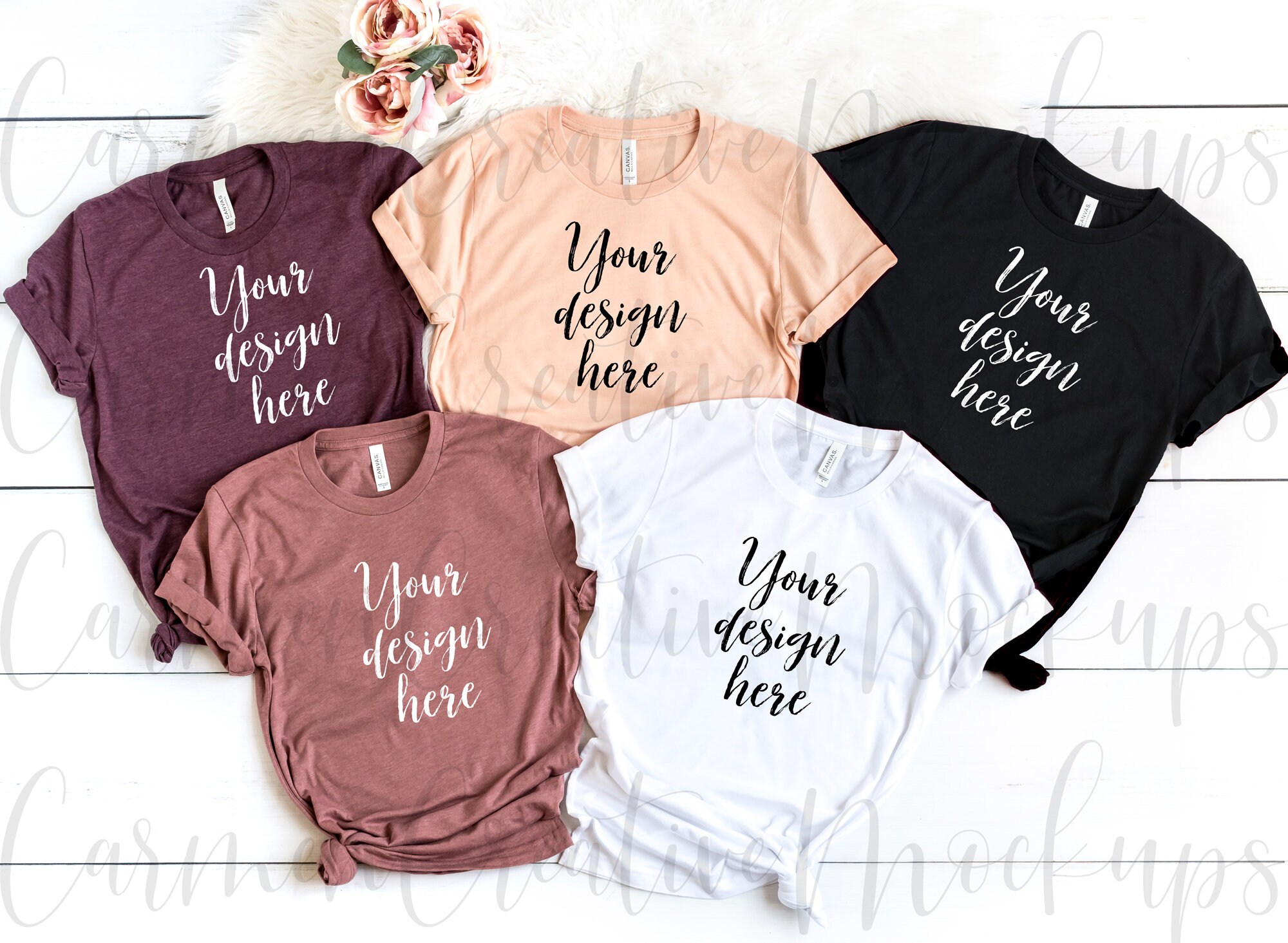 Tshirt Mock Up Christmas Mockup Valentine\u2019s Day mockup Winter Mockup Bella Canvas 3001 Deep Heather T-shirt Mockup Basic Mockup Model