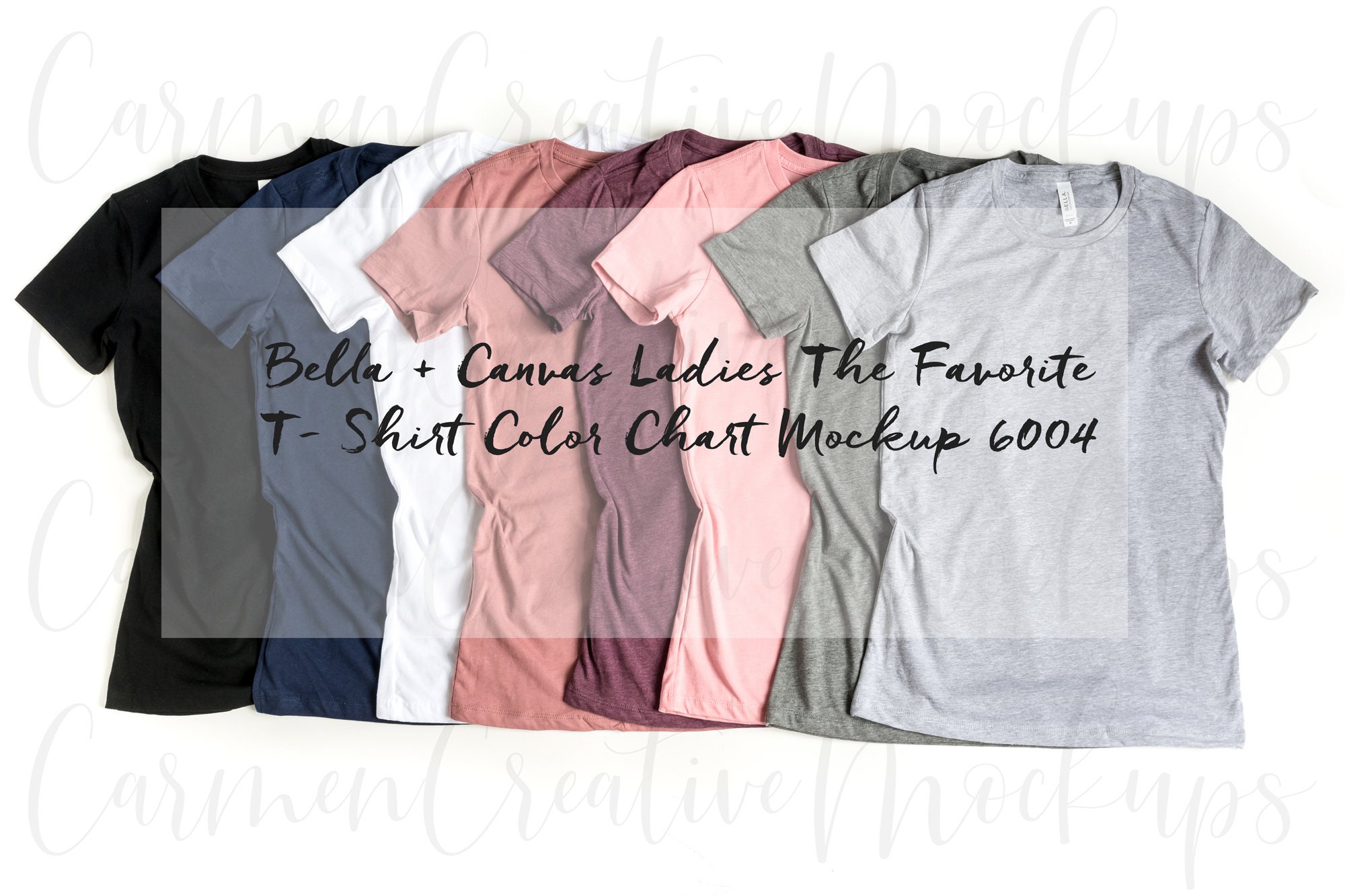 bella canvas color shirts