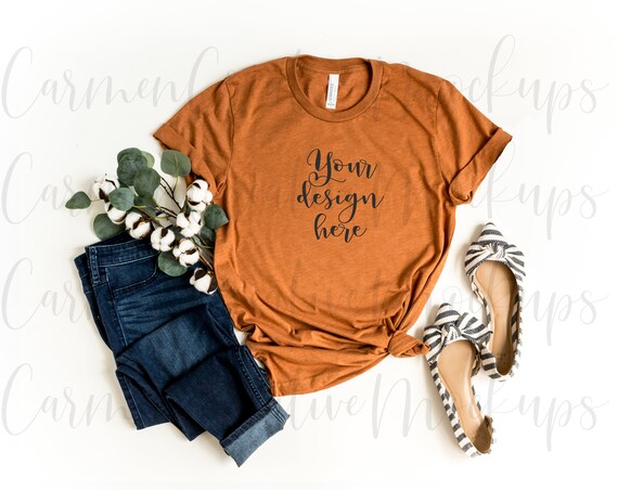 bella canvas fall shirts