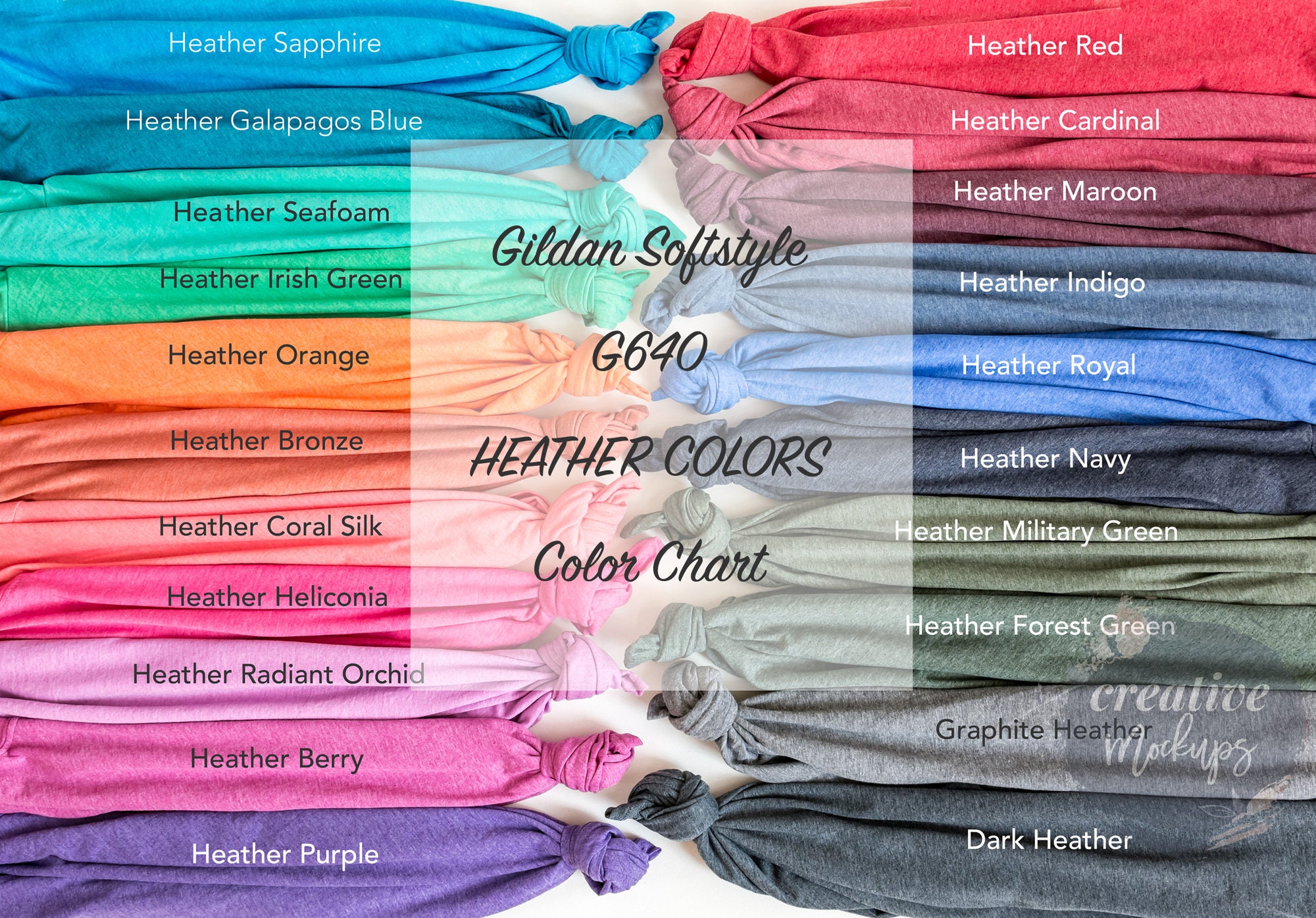 Heather Color Chart My Xxx Hot Girl