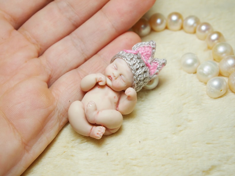 Learn How to Make a Tiny Polymer Clay Baby DIY Mini Baby Etsy