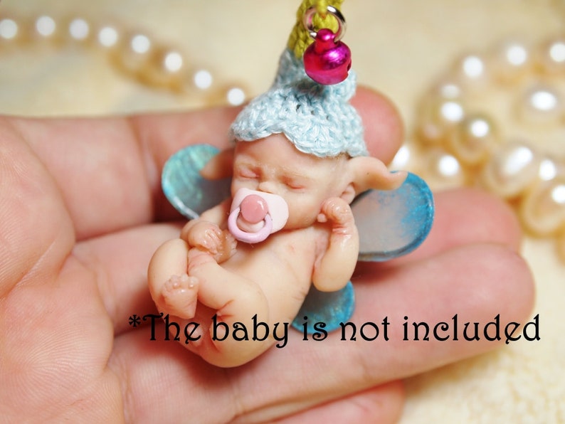 Miniature OOAK baby doll pacifiers 3 pcs set 1:12 scale dollhouse accessories mini reborn baby doll dummies image 2