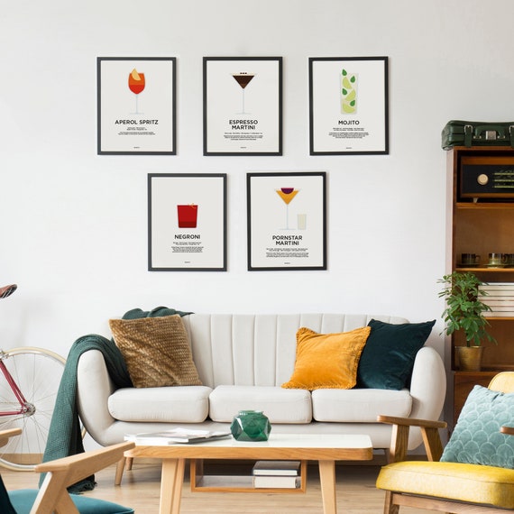 Cuba Libre Cocktail Recipe Art Print Home Decor Wall Art Poster C Cuba Libre Cocktail Recipe Art Print Home Decor Wall Art Poster C