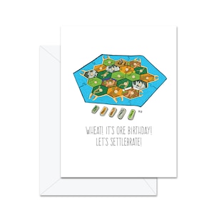 Blé! C’est l’anniversaire de Ore ! Réglons-nous! -Carte