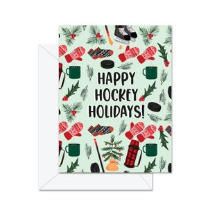 Joyeuses Fêtes du hockey ! - Carte de voeux