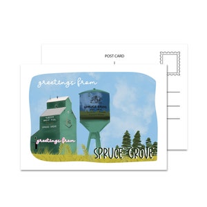 Salutations de Spruce Grove - Carte postale