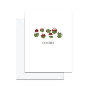 Des pois sur Terre! - Carte de vœux de Noël / Fêtes