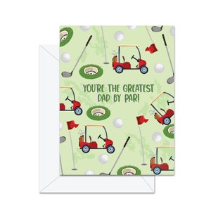 Tu es le plus grand papa par pair! - Carte de vœux