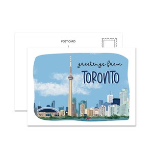 Carte postale Salutations de Toronto