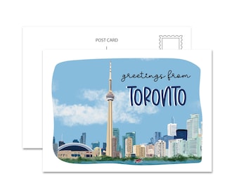 Greetings From Toronto Postcard