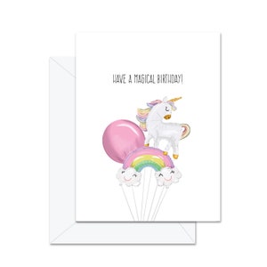 Passez un anniversaire magique ! - Carte de voeux