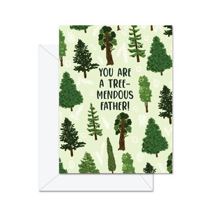 Vous êtes un père maniaque de l'arbre ! - Carte de vœux