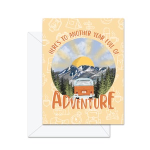Encore une année pleine d'aventures - Carte de voeux