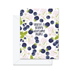 Tu es une maman géniale berry! - Carte de vœux