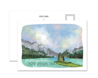 Jasper National Park Postcard