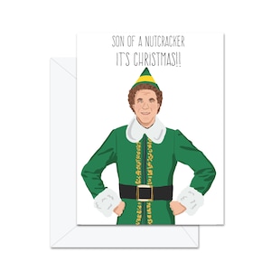 Fils d’un Casse-Noisette C’est Noël (Elf) - Carte de vœux