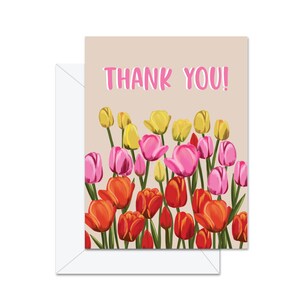 Merci! (Tulipes) - Carte de vœux