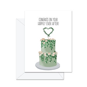 Félicitations pour votre bonheur pour toujours ! - Carte de voeux de mariage