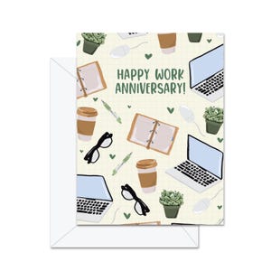Joyeux anniversaire de travail ! - Carte de voeux