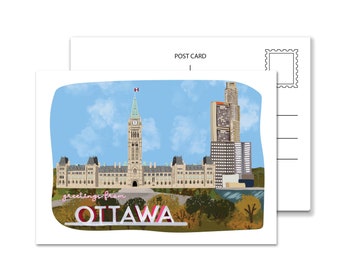 Greetings From Ottawa - Postcard