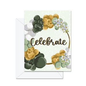 Célébrer (anniversaire) - Carte de vœux