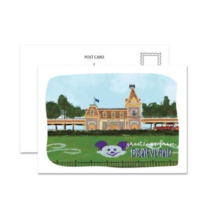 Carte postale DisneyLand