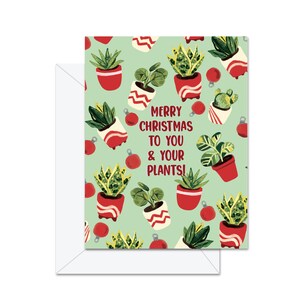 Joyeux Noël à vous et à vos plantes ! - Carte de voeux