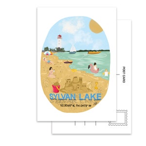 Carte Postale Sylvan Lake, Alberta