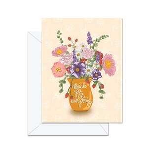 Merci pour tout ! - Carte de voeux