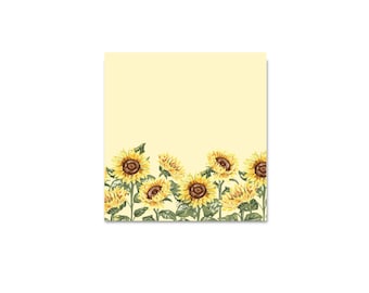 Sunflower Sticky Notes