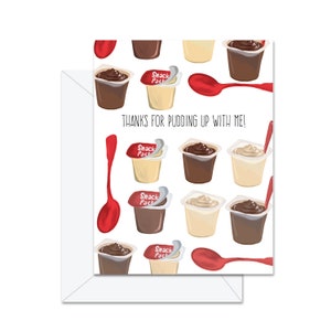 Merci pour Pudding Up avec moi! - Carte de voeux