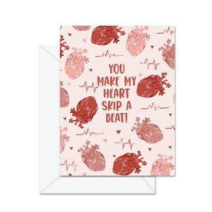 Vous faites battre mon coeur ! - Carte de voeux
