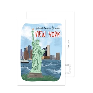 Carte postale New York, État de New York