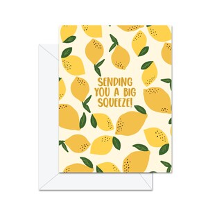 Vous envoyer un gros squeeze! - Carte de vœux