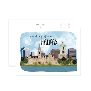 Carte postale Halifax, Nouvelle-Écosse Canada