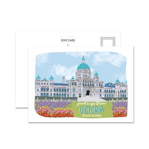 Carte postale Victoria, Colombie-Britannique, Canada