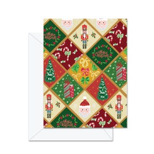 Motif de Noël - Carte de voeux