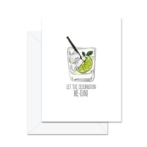Que la célébration soit gin ! -Carte