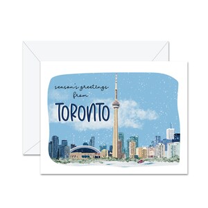Joyeuses Fêtes de Toronto - Carte de voeux