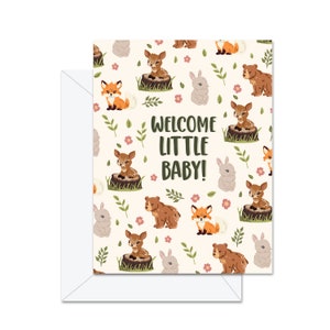 Bienvenue petit bébé ! - Carte de voeux pour bébé