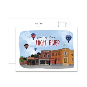 Carte postale High River, Alberta, Canada
