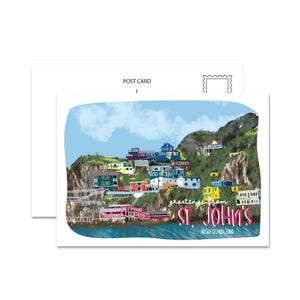 St. Johns, Newfoundland and Labrador Canada Postcard