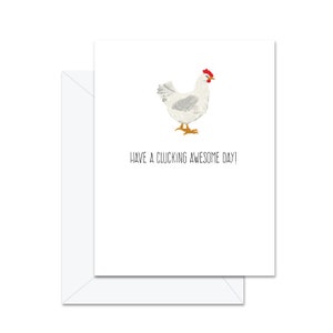 Bonne journée de gloussement! -Carte